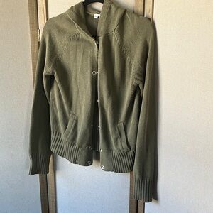 Rubbish Olive Knit hooded Sweater large